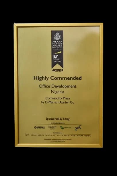 Highly Commended commercial Development Nigeria EL Mansur real estate development company building construction services